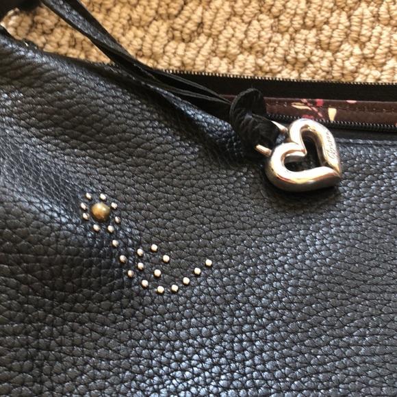 Like new,  Brighton shoulder bag with studded detailed embellishments. - Picture 4 of 6